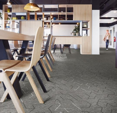 Forbo Flotex Triad planks 121001 Embossed Zinc фото 2 | FLOORDEALER